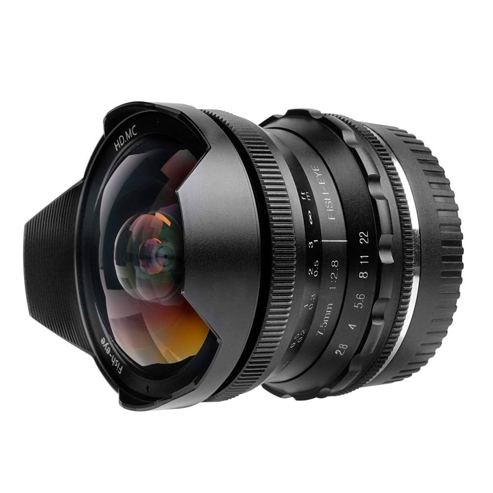 Amazon | PERGEAR 7.5mm F2.8 カメラ交換レンズ 超広角